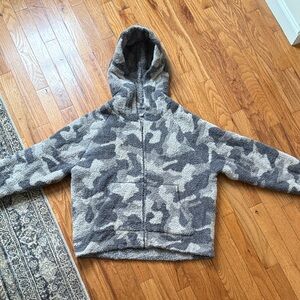 Barefoot Dreams Fuzzy Zip Up